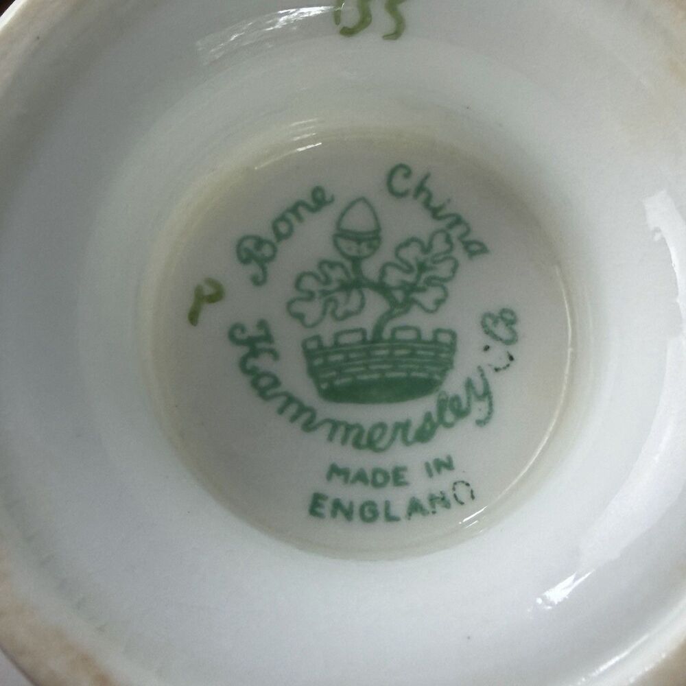 Hammersley & Co Morgan’s Rose Tea Cup & Saucer Set Vintage English Bone China - Picture 5 of 8